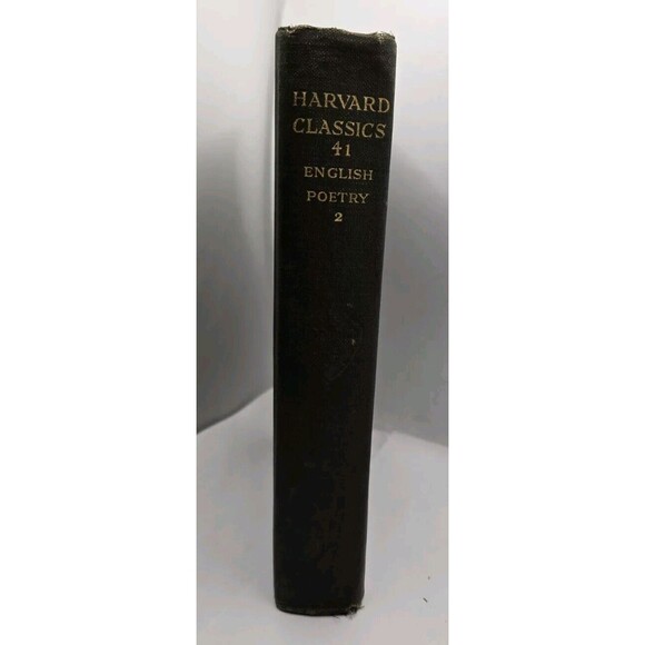 Harvard Classics 41 English Poety, Utopia, Luther; Collier c1910 Hardcover Green - Picture 5 of 10